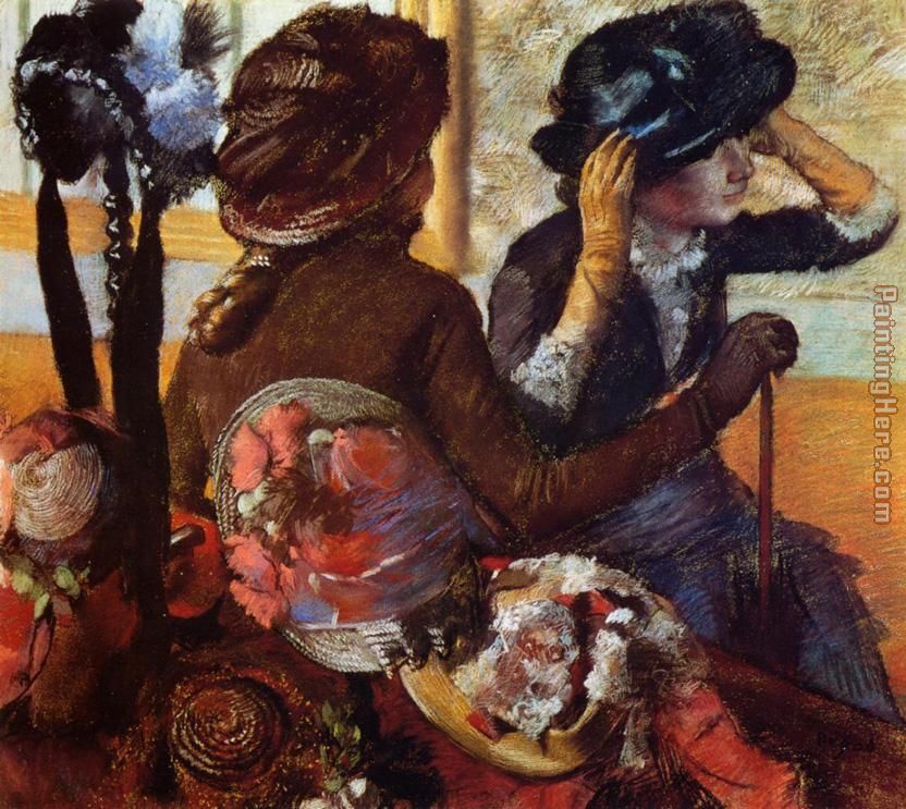 Edgar Degas At the Milliners
